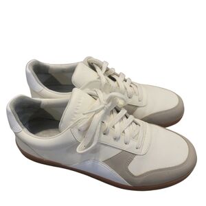 Everlane Unisex Sneaker the ReLeather Court, Size F 9 W 7 In Off White And Cream